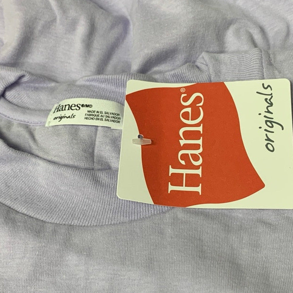 New 5-Pack Hanes Womens Large Purple Ringspun Cotton Cap Sleeve Muscle Tees