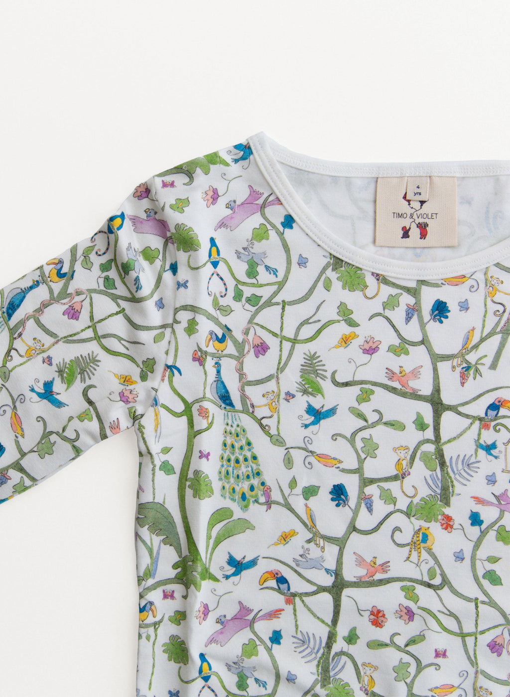 Two Piece Pajamas - Tropical Garden