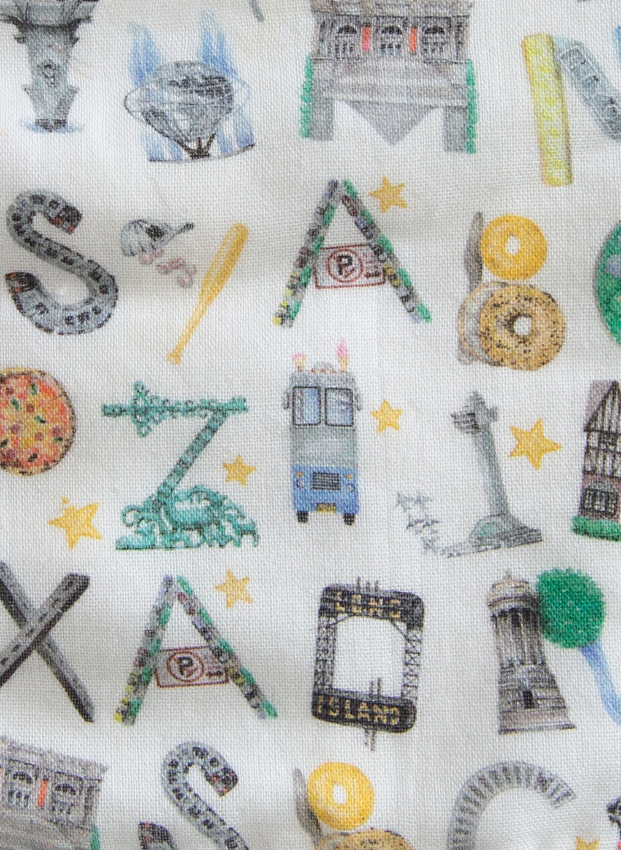 Classic Bib - NYC Alphabet Soup