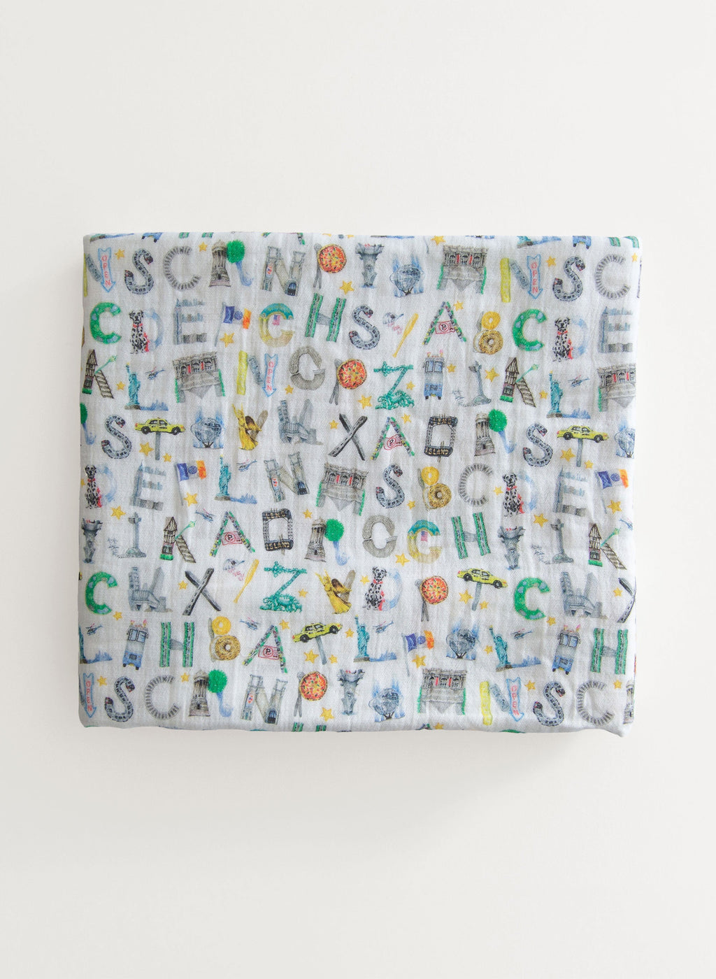 Shawl Blanket - NYC Alphabet Soup