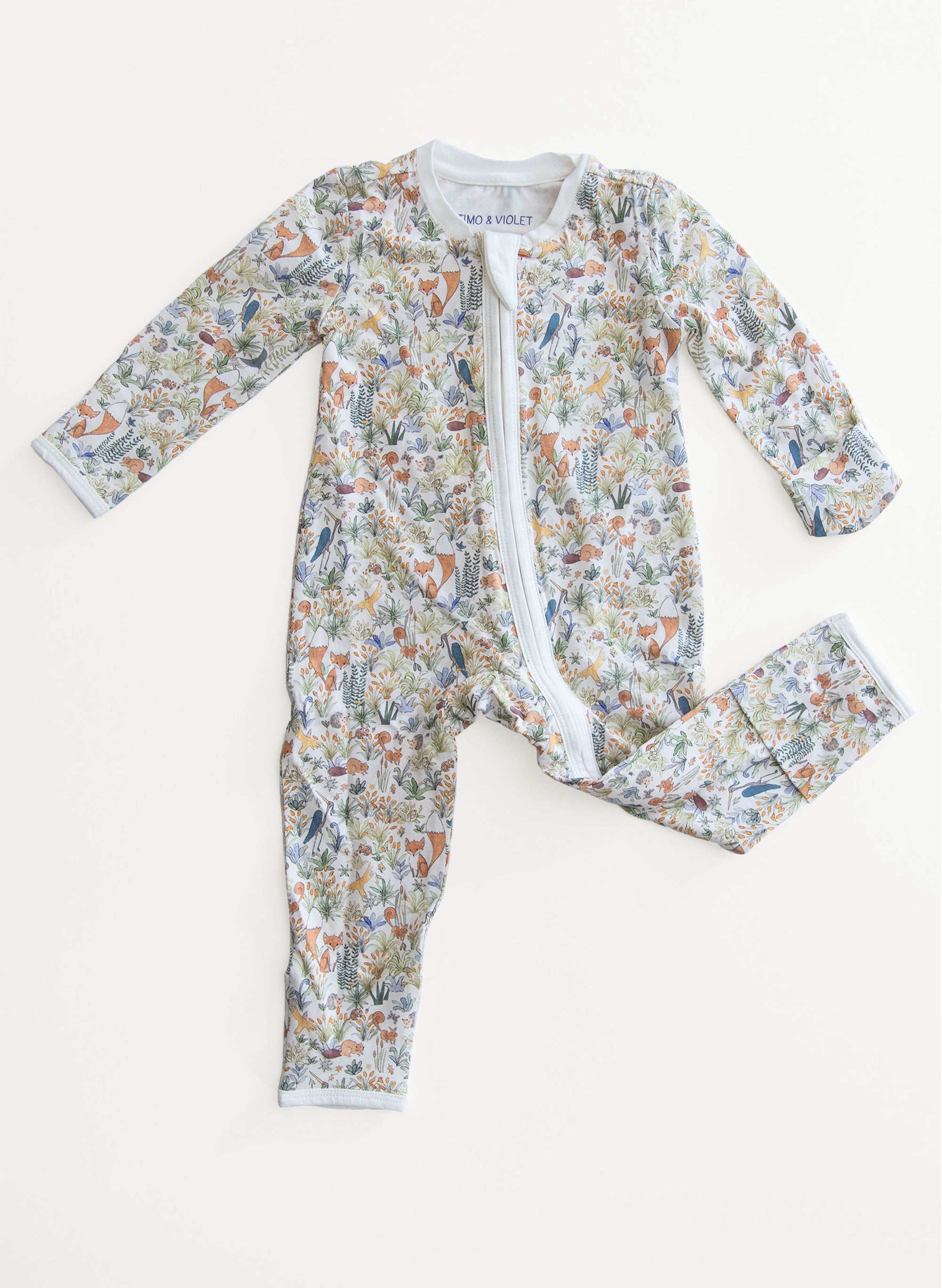 Zippered One-Piece - Foxy Forest
