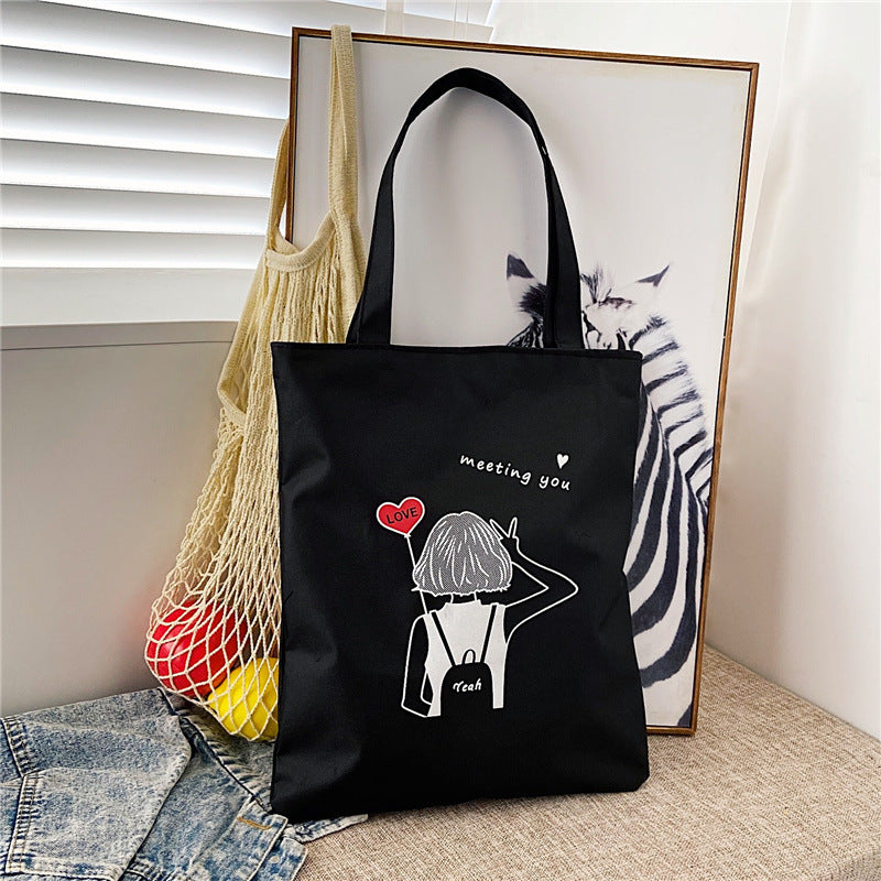 Women's Graphic Print Shoulder Bag – Cute Printed Mommy Tote with Multiple Pockets