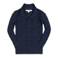 Organic Mock Neck Cable Sweater - Baby