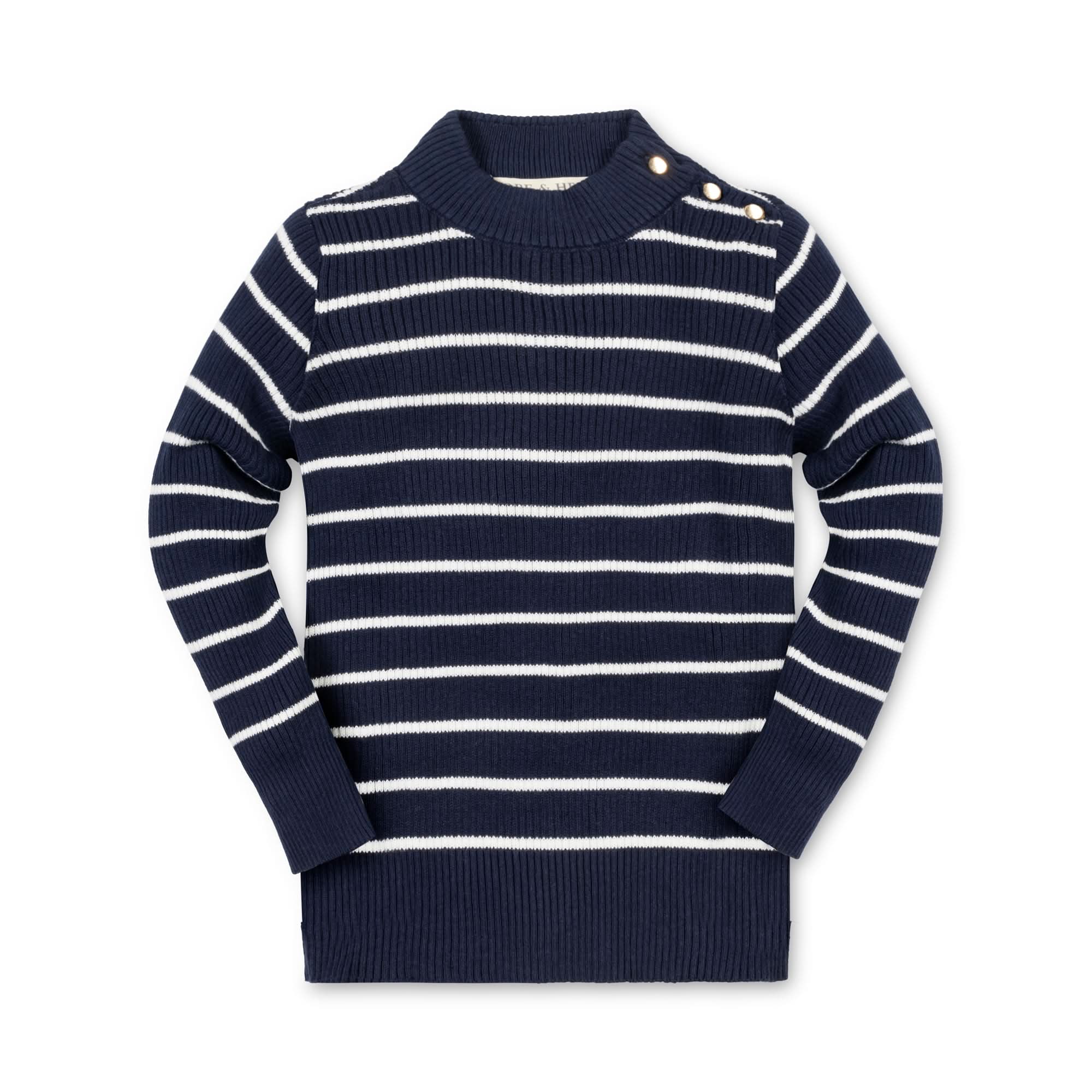Organic Mock Neck Sweater