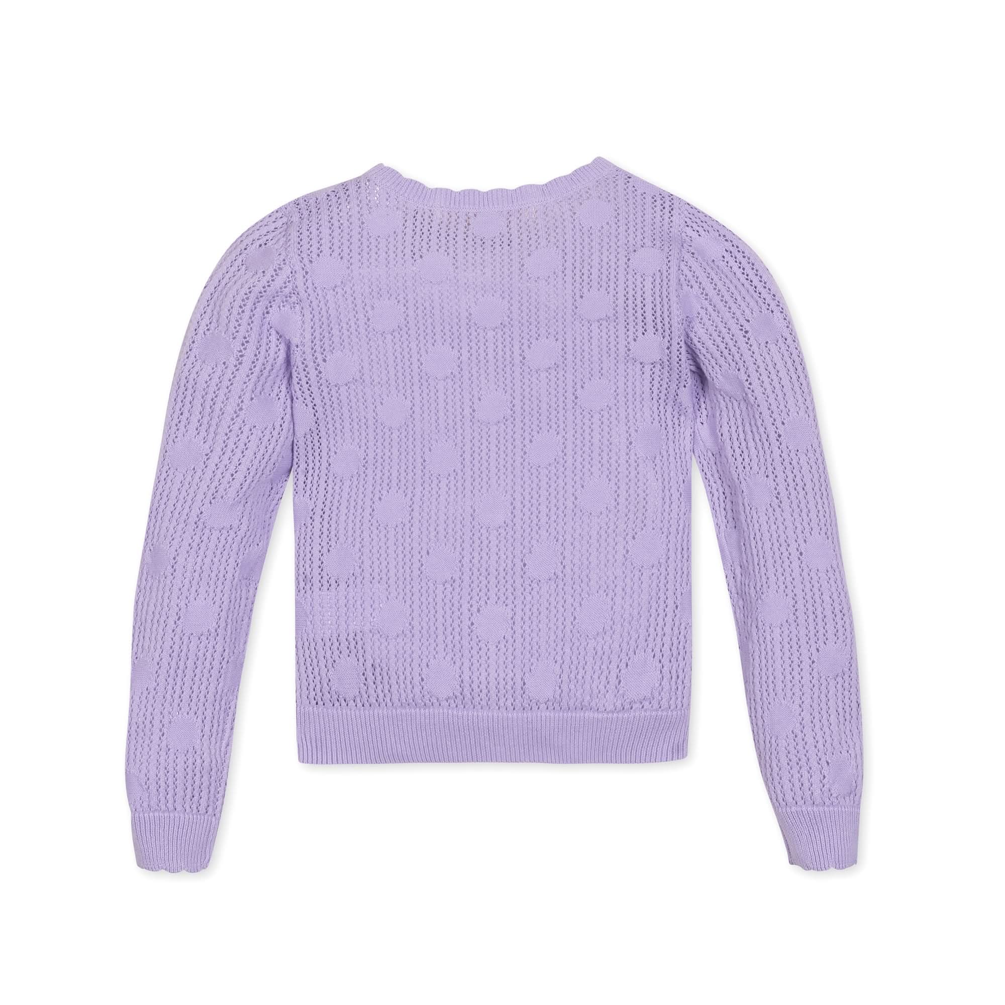 Organic Scallop Edge Cardigan