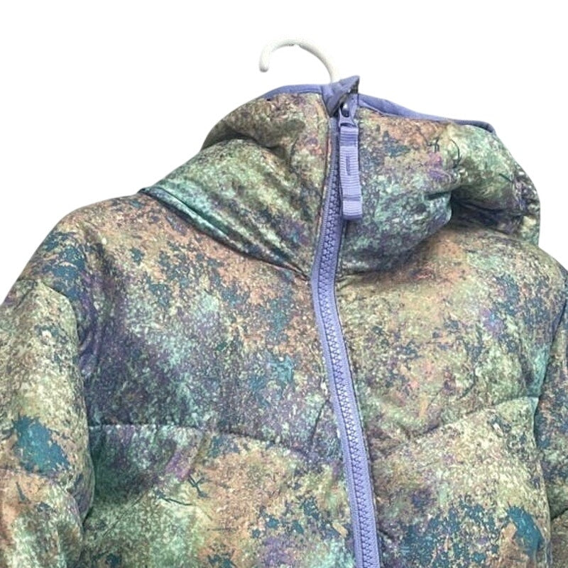 All In Motion Girls Size XS (4/5) Water Wind Resistant Pastel Puffer Coat Jacket