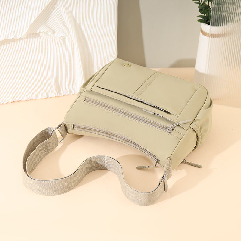Large-Capacity Multi-Compartment Nylon Crossbody & Shoulder Bag