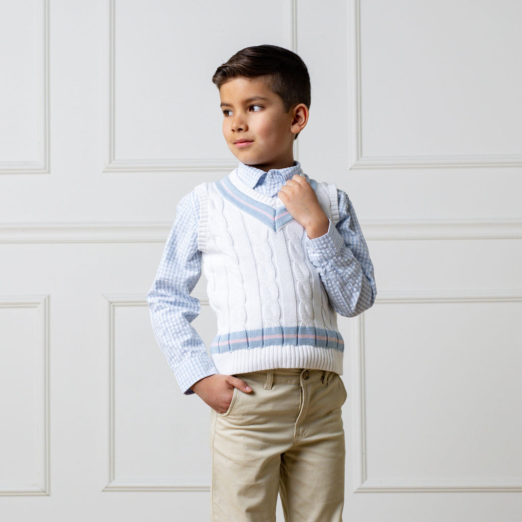 Organic Cricket Sweater Vest
