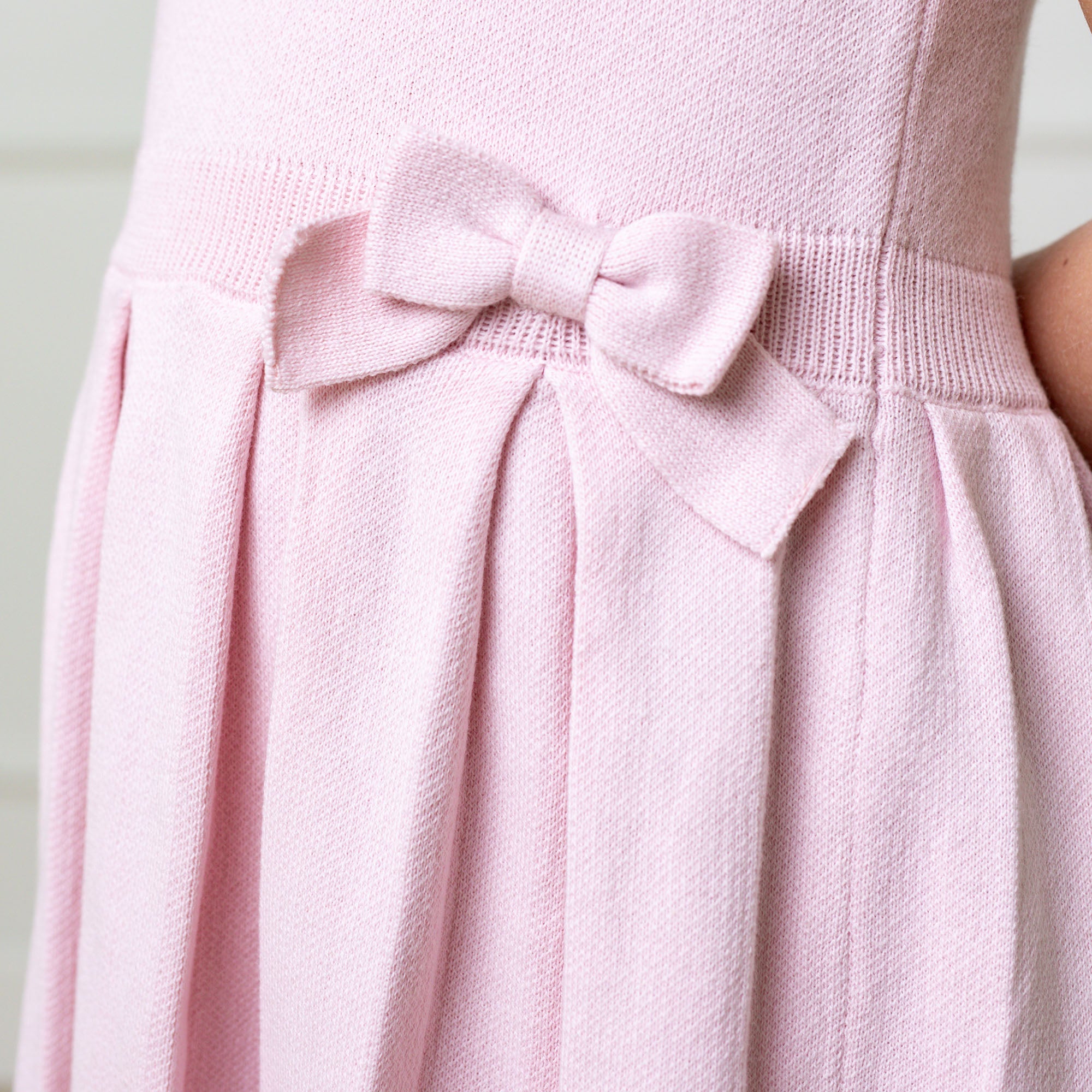 Organic Pleated Sweater Dress