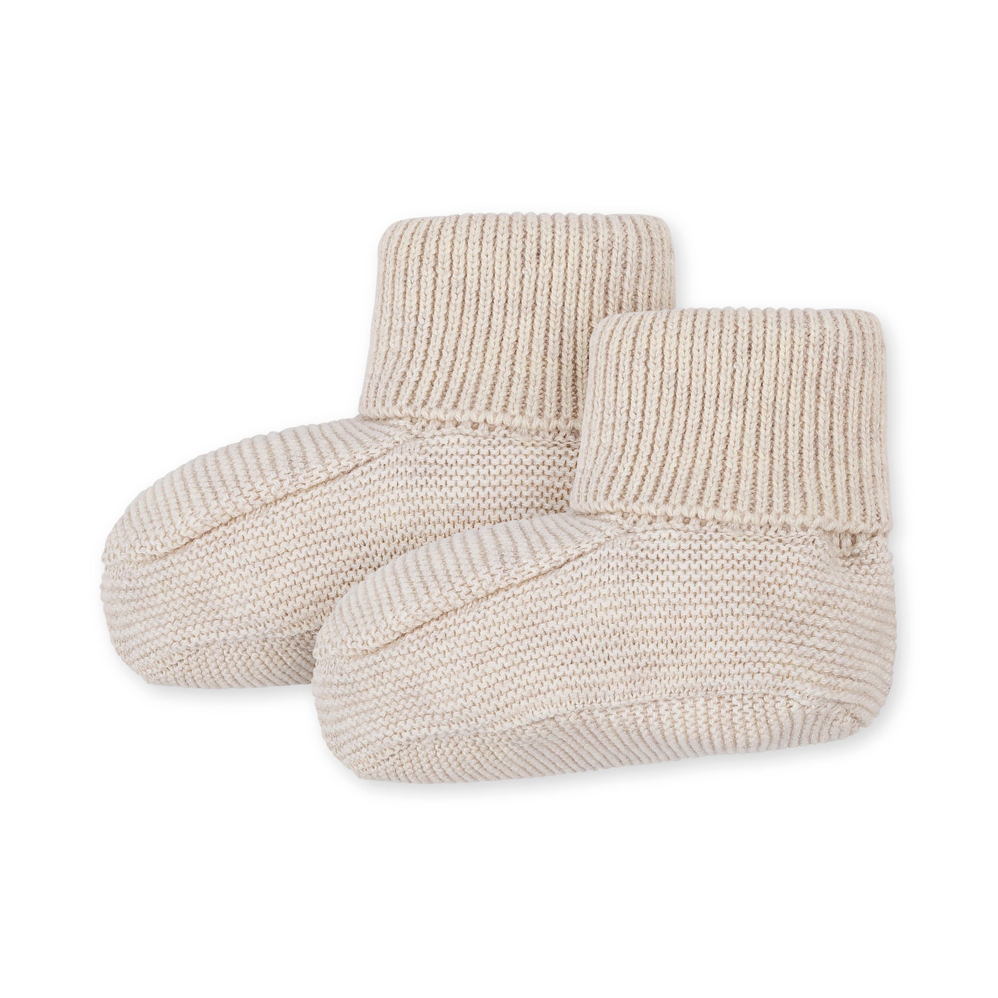 Organic Sweater Bonnet and Bootie Set