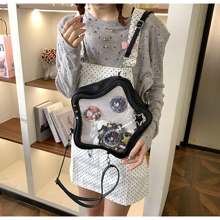 Cool Mini Heart Backpack for Girls – Cute PU Leather Mini Soreback Bag