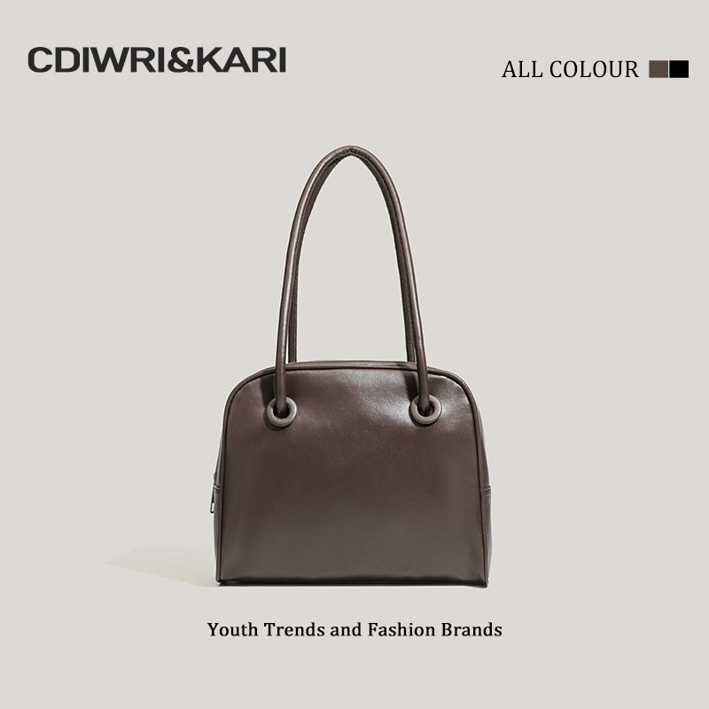 Women's PU Leather Crossbody Handbag - Versatile Chic Underarm Bag