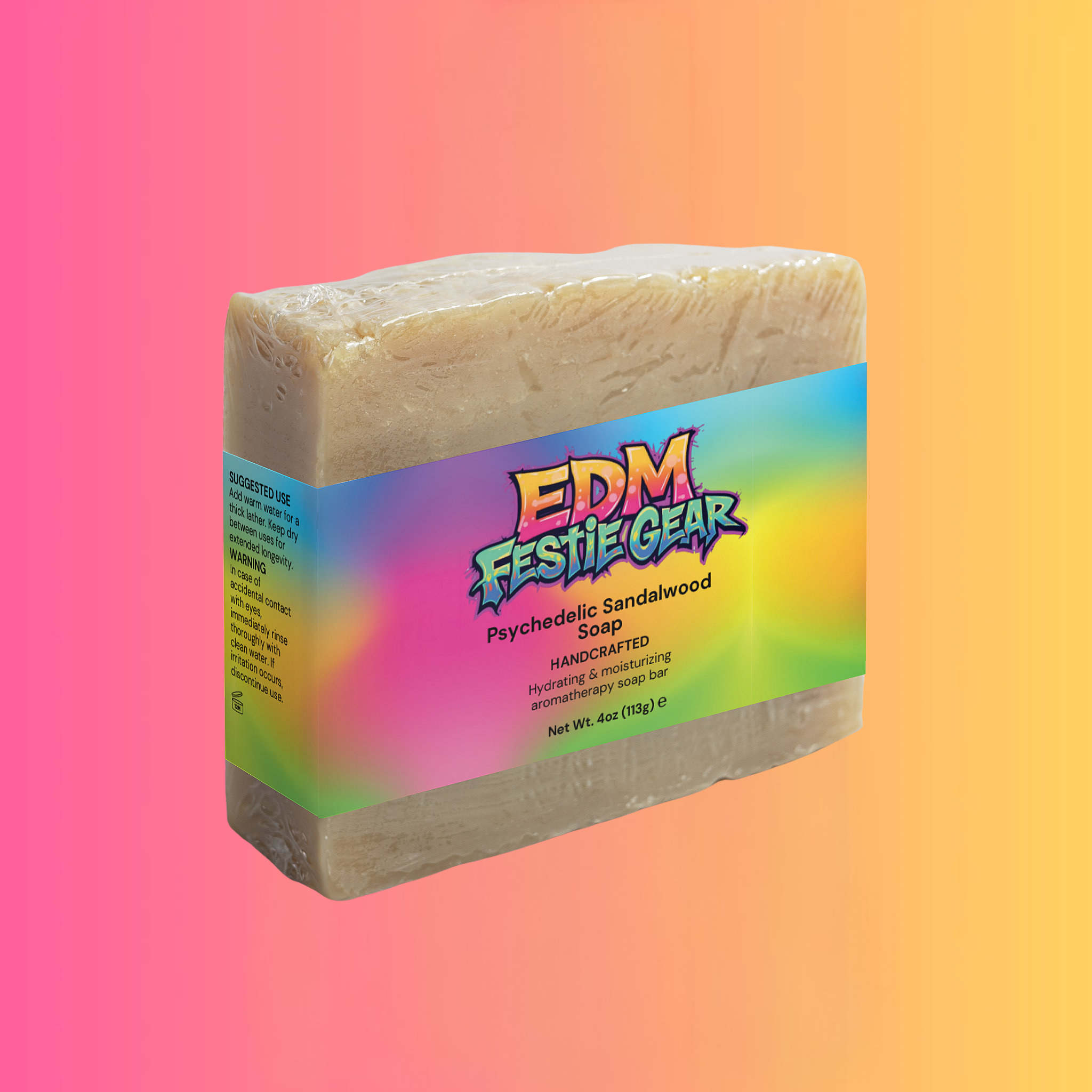 Psychedelic Sandalwood Soap - Your Ultimate Rave Essential