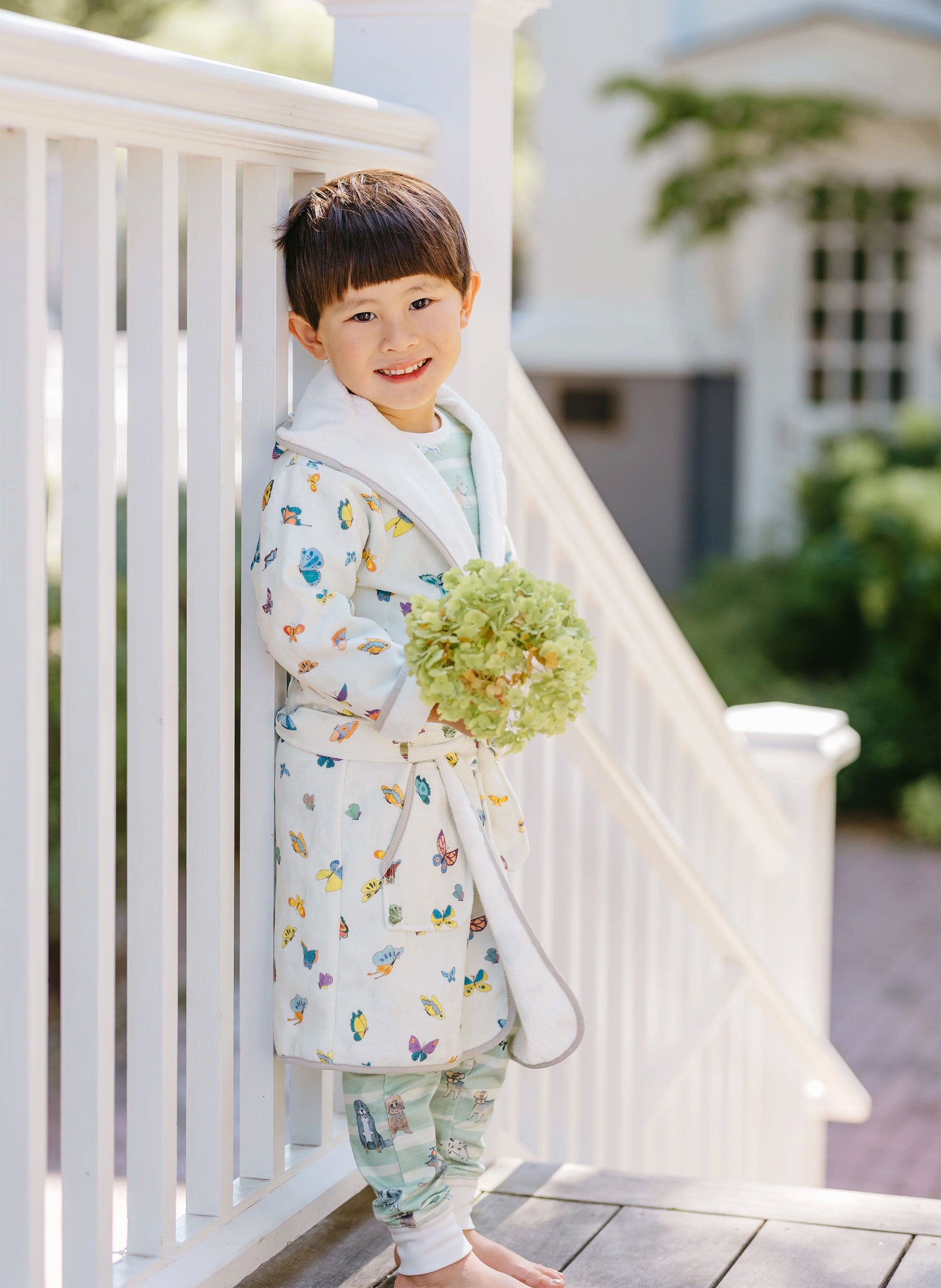 Greenwich Bathrobe - Madame Butterfly