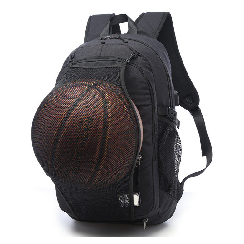 Anti-Theft USB Charging Laptop Backpack – Water-Resistant Nylon Travel Bag with Shoulder Straps