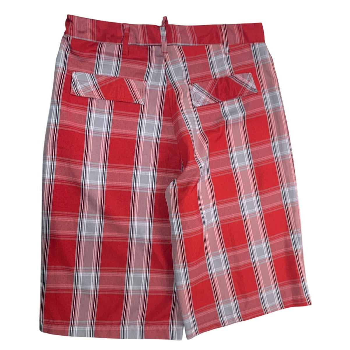 GB Design Lab Mens Size 38 100% Polyester Plaid Drawstring Waist Bermuda Shorts