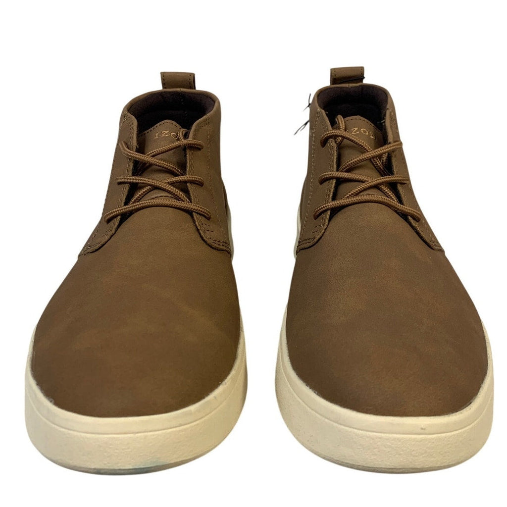 IZOD Mens Size 11 Brown Palmer Ankle Boot Lace Up Round Toe Memory Foam Shoes