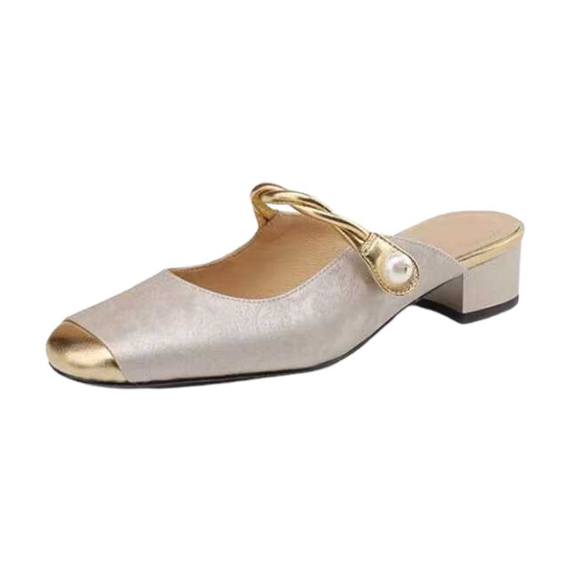 Closed Toe Half Slippers