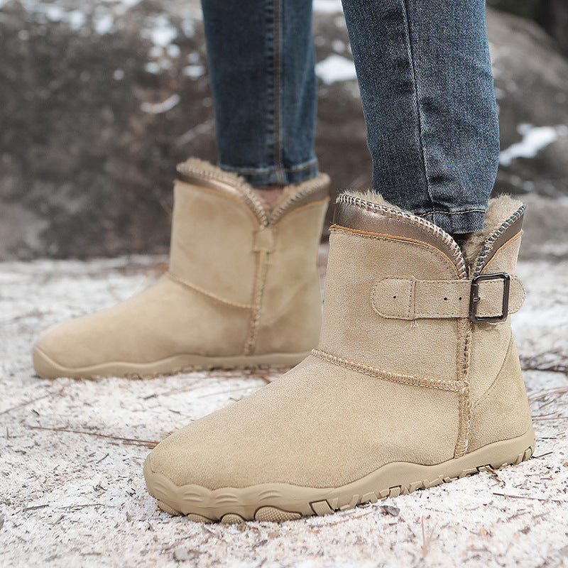 Unisex Warm Fleece-Lined Snow Boots | Waterproof Winter Boots for Men & Women