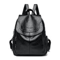 Women's Large Capacity Genuine Leather Travel Bag | Laptop Sleeve & Multi-Pocket