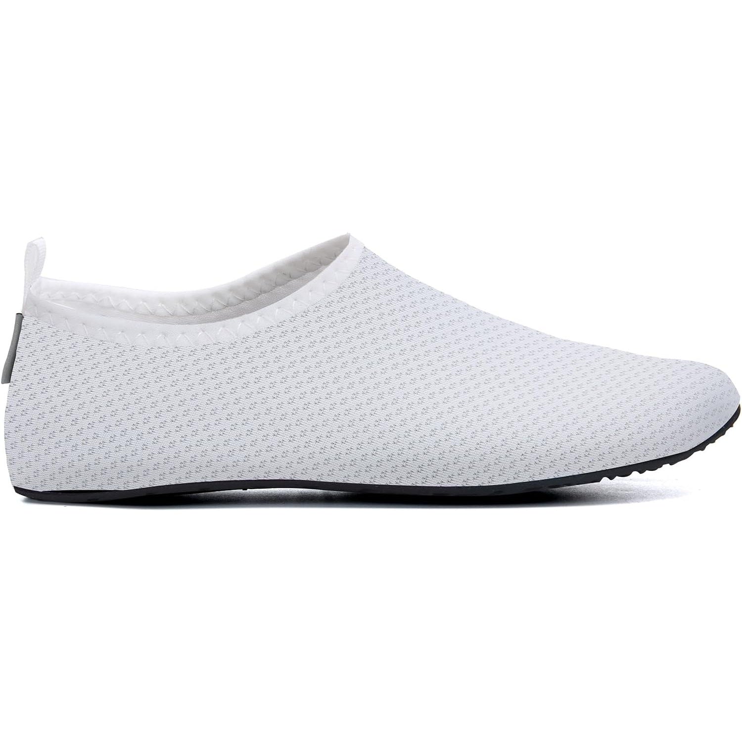 New WateLves Womens Size 7/8 White Mesh Slip On Quick Dry Aqua Socks Water Shoes