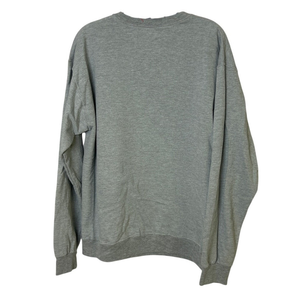 New Hand Printed Womens Medium Grandma Faith Love Long Sleeve Crew Sweatshirt