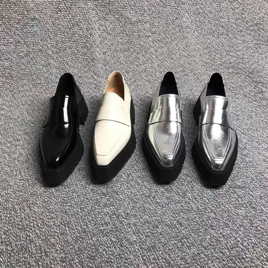 Chunky Platform Slip-On Loafers