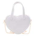 Women's Jelly Heart Mini Crossbody Bag – Cute PVC Shoulder Bag