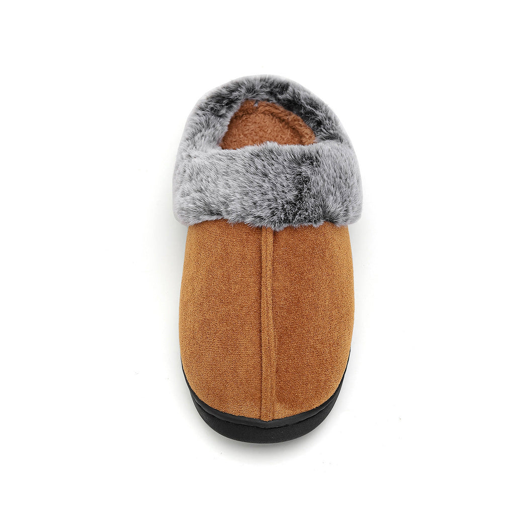 Fleece-Lined Warm Slippers – Unisex