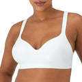 New Bali Womens 34B White Wireless Comfort Revolution Full-Coverage Wirefree Bra