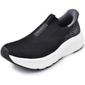 Jacks Hibo Mens Size 9.5 Black Sneakers Arch Support Round Toe Slip On Shoes