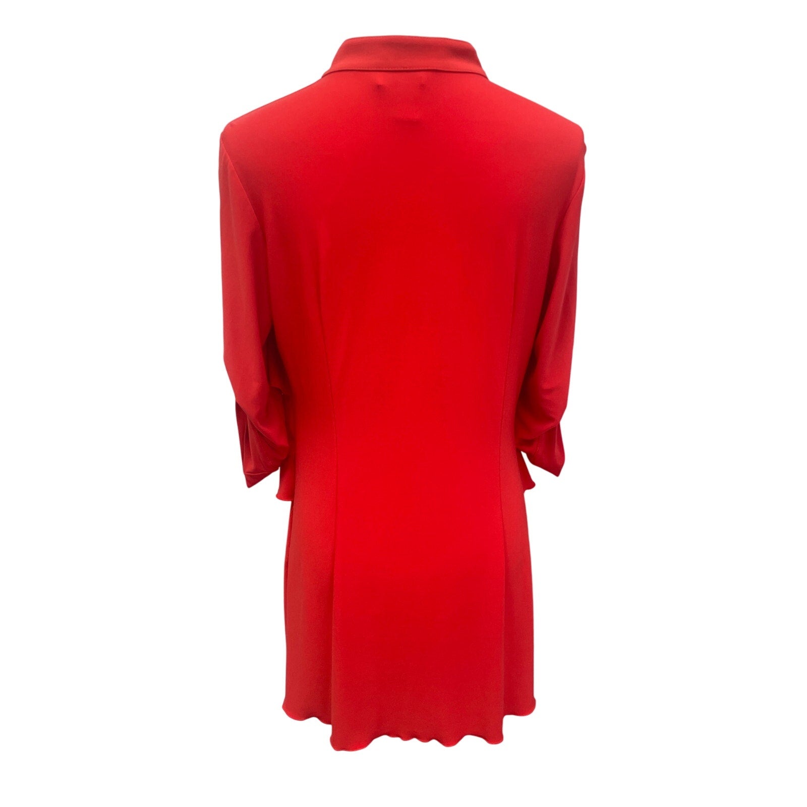 Joseph Ribkoff Womens Size 12 Long Sleeve Layered Ruffles Knee Length Dress