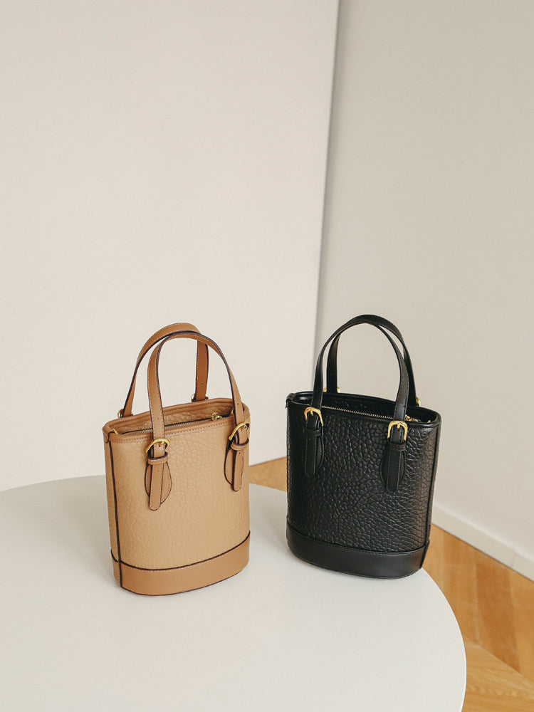 Women's PU Leather Crossbody Bag – Waterproof Color-Block Shoulder Bag for Fall & Winter