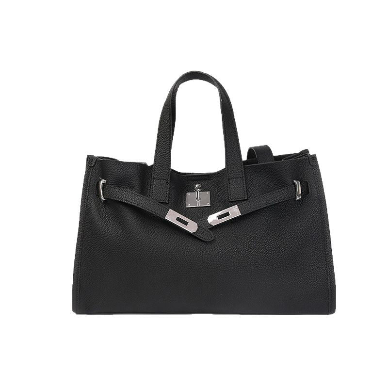 Genuine Leather Women's  Large Capacity Portable Crossbody Shoulder Bag