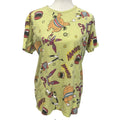 Nickelodeon Mens Large PolyCotton Monsters Short Sleeve Crew Neck Tee Shirt