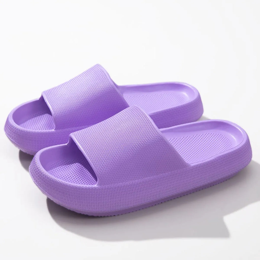 Open Toe Platform Slippers