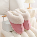 Plush Fur Slippers - Warm Non-Slip Indoor House Shoes