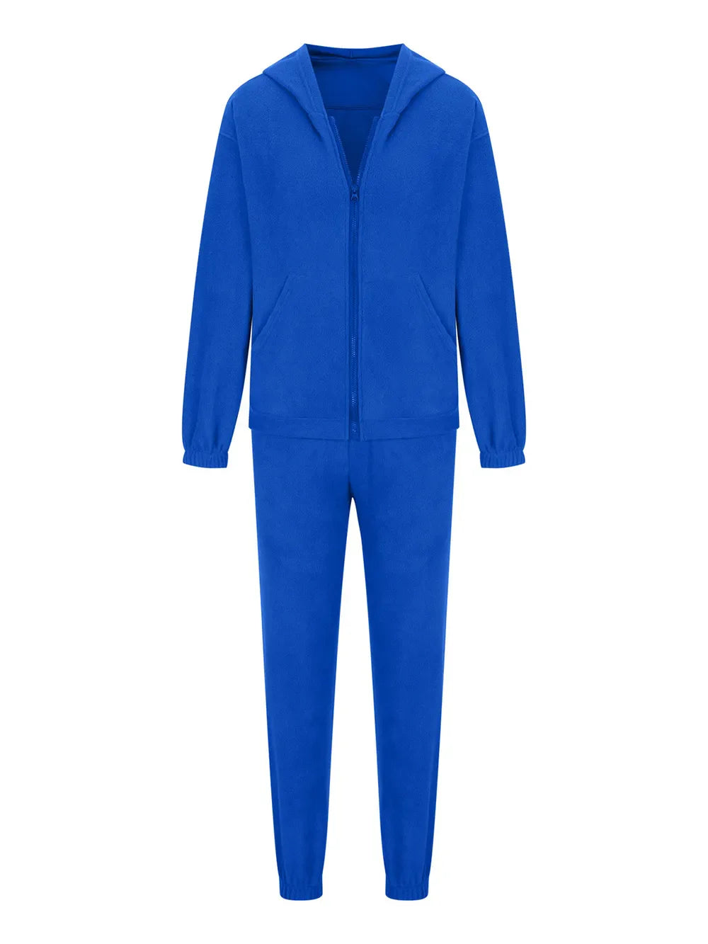 Zip Up Long Sleeve Hoodie and Joggers Set