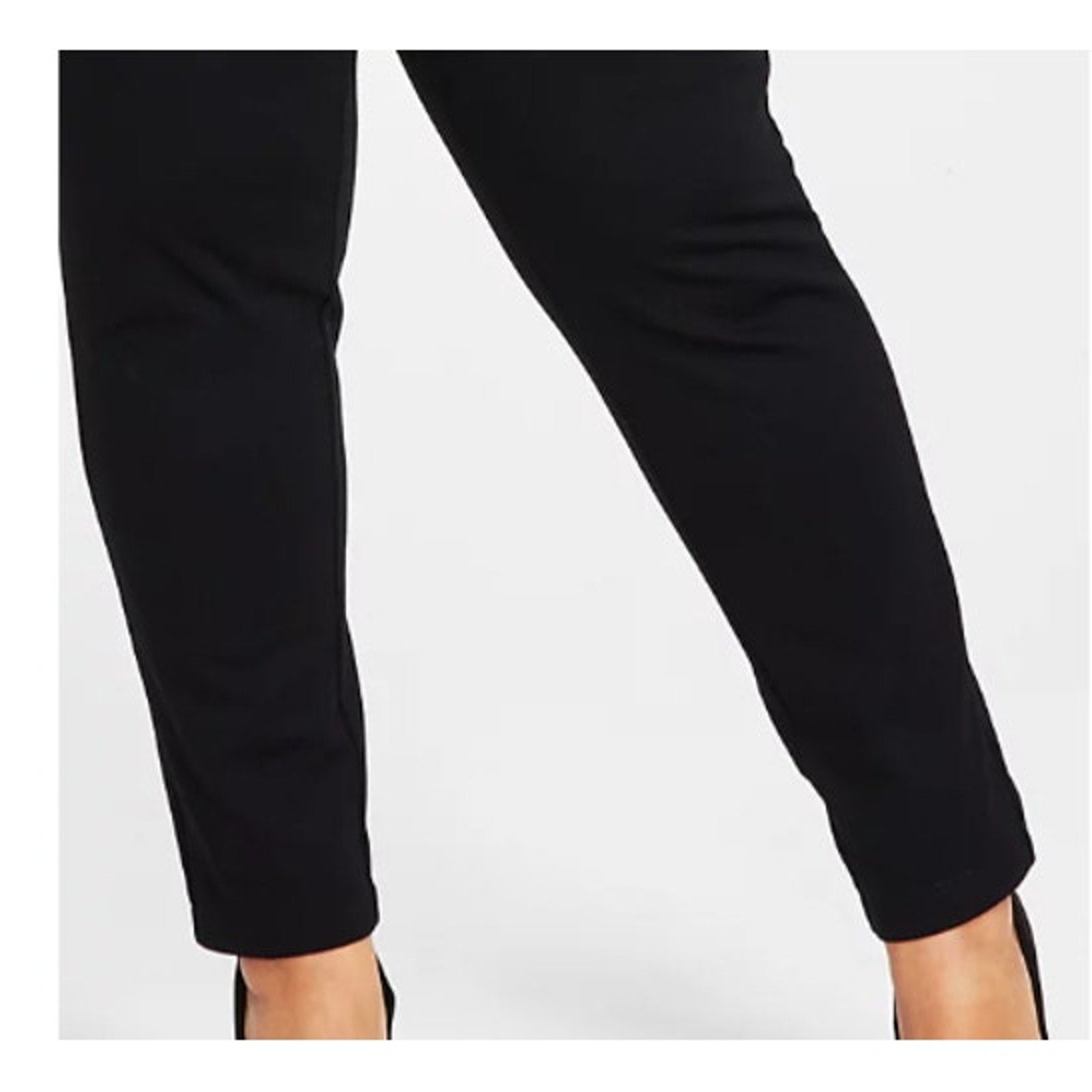 INC Womens Plus Size 26WP Skinny Pull-On Mid Rise Basic Black Ponte Pants