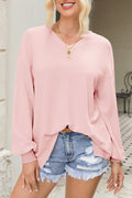 Trendy Waffle Knit Back-to-School Top