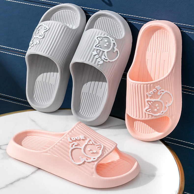 Cute Cat Slippers | Summer Women Home Shoes