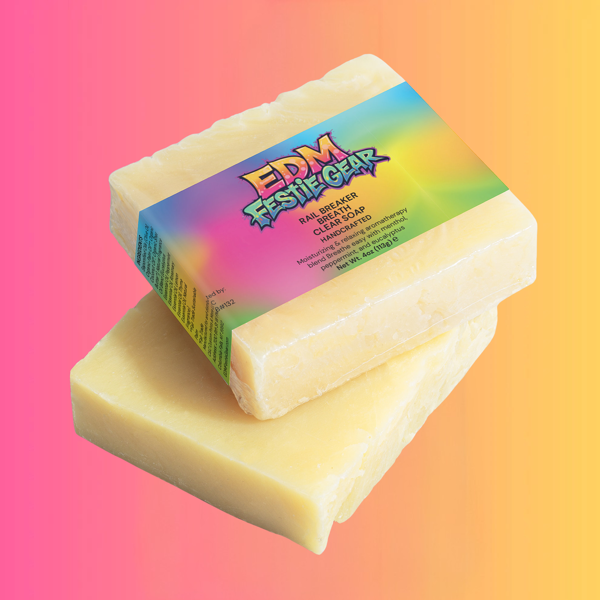 Rail Breaker Breathe Clear Soap - Your Essential Refresh for Festival Vibes