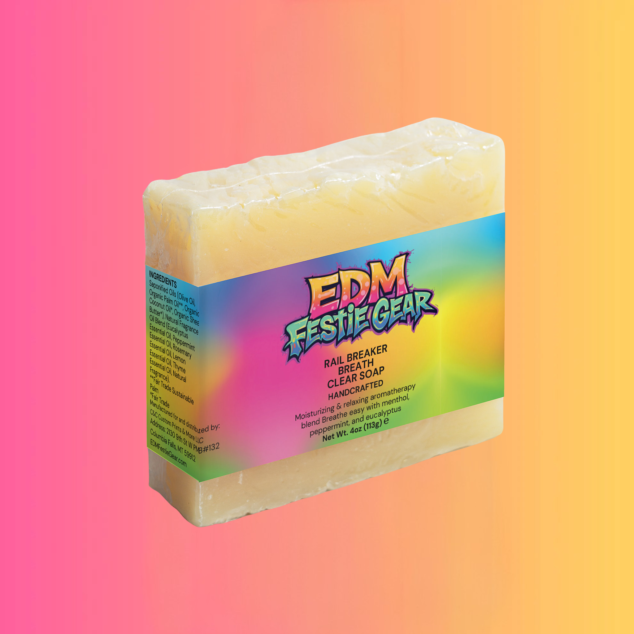 Rail Breaker Breathe Clear Soap - Your Essential Refresh for Festival Vibes