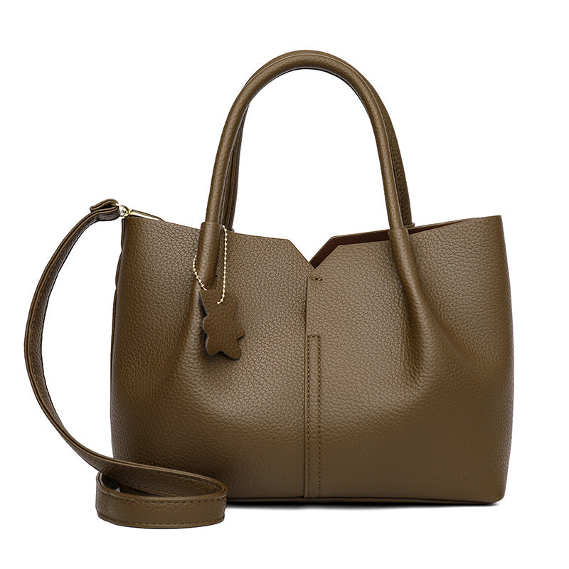 Women's Designer-Inspired PU Leather Crossbody Bag | Khaki, Wine Red, Black