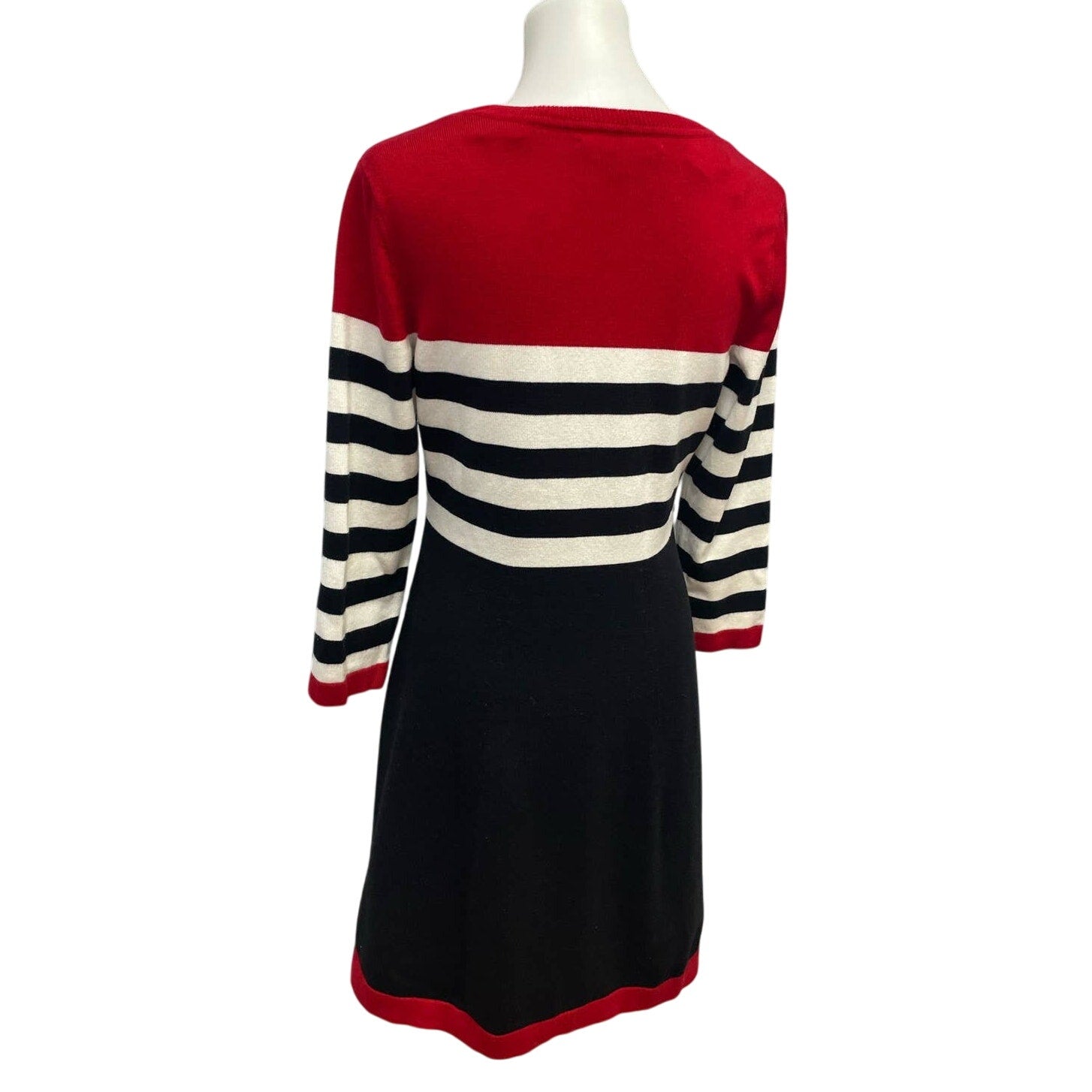 Marc New York Medium Long Sleeve Knee Length Acrylic Crew Neck Sweater Dress