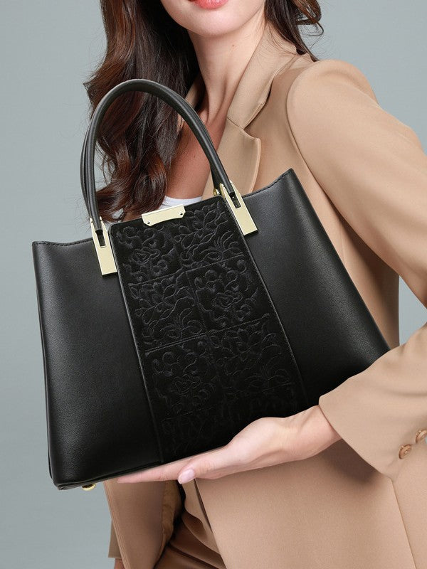 Women's Premium PU Leather Shoulder Crossbody Bag - High Capacity Multi-Compartment Handbag