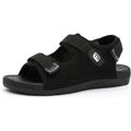 New Joinfree Women Size 9.5 Black Mesh Hook Loop Orthopedic Walking Sandal Shoes