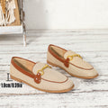 Slip-On Block Heel Loafers