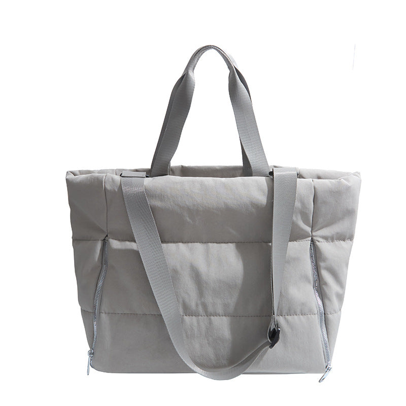Women's High-Capacity Nylon Crossbody Shoulder Bag – Lightweight Commuter Bag