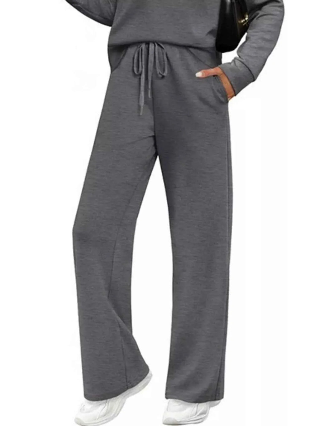 Plus Comfort Duo: Versatile Top & Pants Ensemble